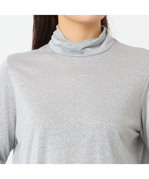 LOBJIE / ロブジェ カットソー | 【洗える・日本製】シアーラメカットソー | 詳細3