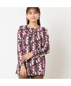 LOBJIE / ロブジェ カットソー | 【洗える】幾何柄カットソー