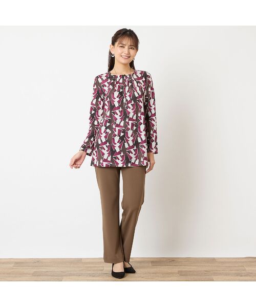 LOBJIE / ロブジェ カットソー | 【洗える】幾何柄カットソー | 詳細3