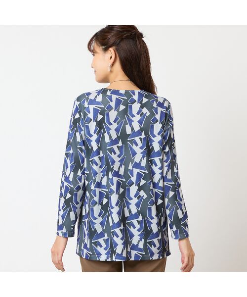 LOBJIE / ロブジェ カットソー | 【洗える】幾何柄カットソー | 詳細8