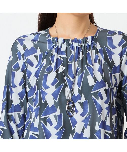 LOBJIE / ロブジェ カットソー | 【洗える】幾何柄カットソー | 詳細10