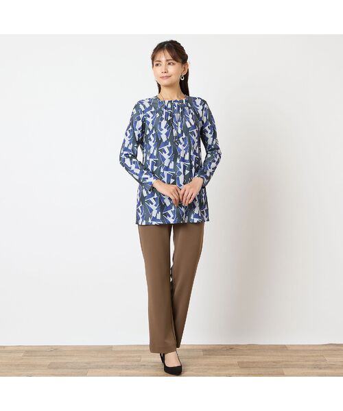 LOBJIE / ロブジェ カットソー | 【洗える】幾何柄カットソー | 詳細11