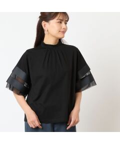 LOBJIE / ロブジェ カットソー | 【一部店舗・WEB限定アイテム・洗える】袖リボンプルオーバー