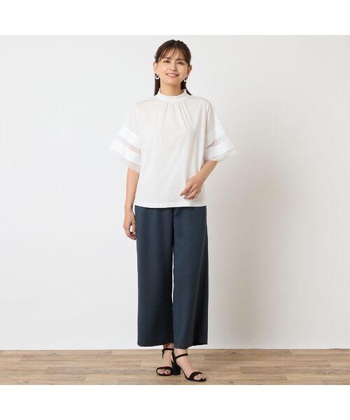 LOBJIE / ロブジェ カットソー | 【一部店舗・WEB限定アイテム・洗える】袖リボンプルオーバー | 詳細5