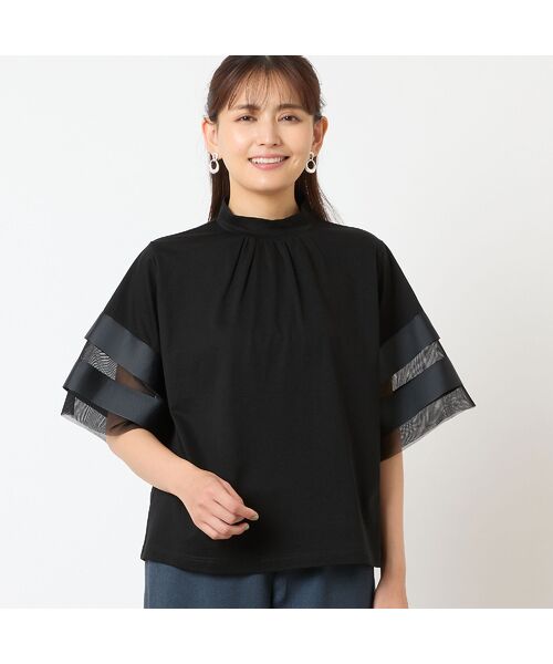 LOBJIE / ロブジェ カットソー | 【一部店舗・WEB限定アイテム・洗える】袖リボンプルオーバー | 詳細9