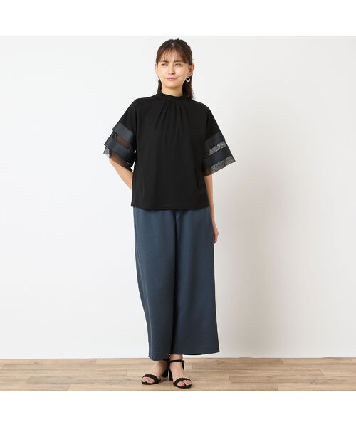 LOBJIE / ロブジェ カットソー | 【一部店舗・WEB限定アイテム・洗える】袖リボンプルオーバー | 詳細11