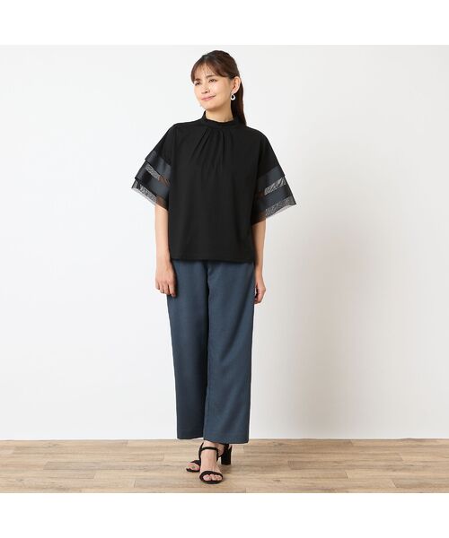 LOBJIE / ロブジェ カットソー | 【一部店舗・WEB限定アイテム・洗える】袖リボンプルオーバー | 詳細12