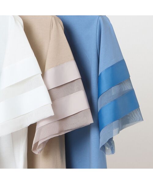 LOBJIE / ロブジェ カットソー | 【一部店舗・WEB限定アイテム・洗える】袖リボンプルオーバー | 詳細16