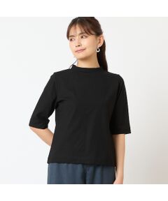 LOBJIE / ロブジェ カットソー | 【一部店舗・WEB限定アイテム・洗える・綿100%】バックボタンTシャツ