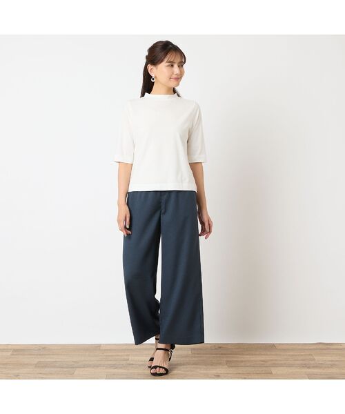 LOBJIE / ロブジェ カットソー | 【一部店舗・WEB限定アイテム・洗える・綿100%】バックボタンTシャツ | 詳細3