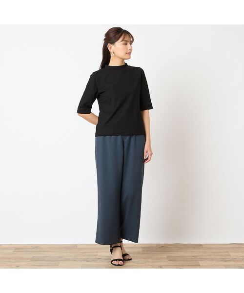 LOBJIE / ロブジェ カットソー | 【一部店舗・WEB限定アイテム・洗える・綿100%】バックボタンTシャツ | 詳細7