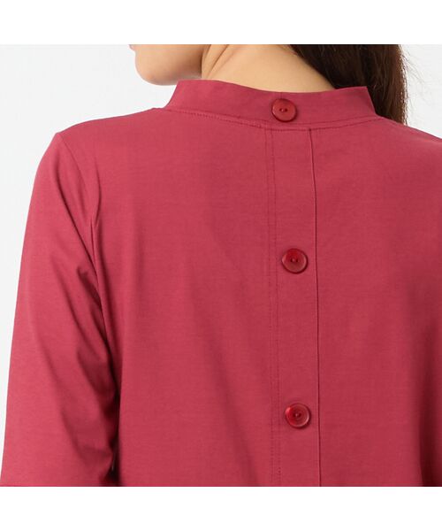 LOBJIE / ロブジェ カットソー | 【一部店舗・WEB限定アイテム・洗える・綿100%】バックボタンTシャツ | 詳細10