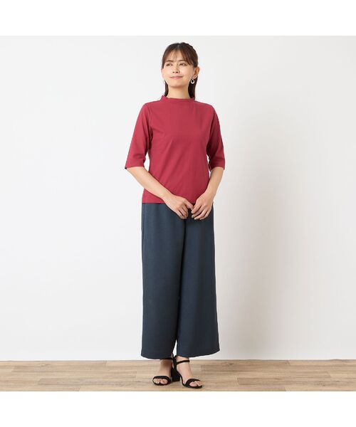 LOBJIE / ロブジェ カットソー | 【一部店舗・WEB限定アイテム・洗える・綿100%】バックボタンTシャツ | 詳細11