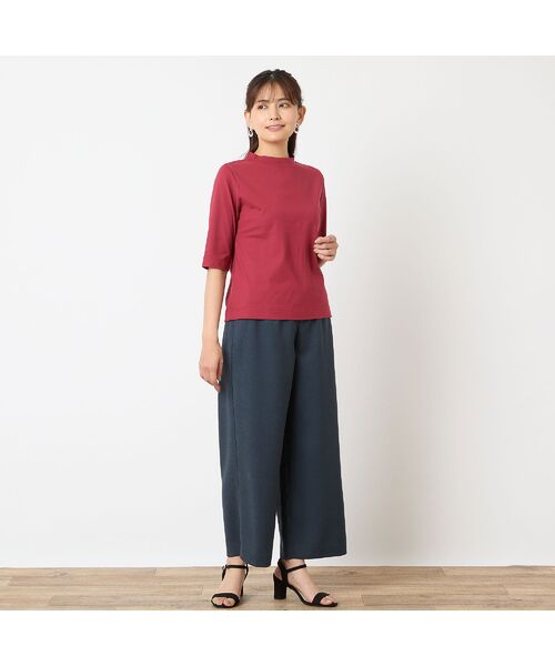 LOBJIE / ロブジェ カットソー | 【一部店舗・WEB限定アイテム・洗える・綿100%】バックボタンTシャツ | 詳細12