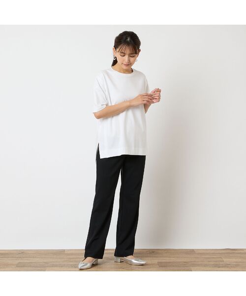 LOBJIE / ロブジェ カットソー | 【一部店舗・WEB限定アイテム・洗える・日本製】スムースワイドプルオーバー | 詳細3