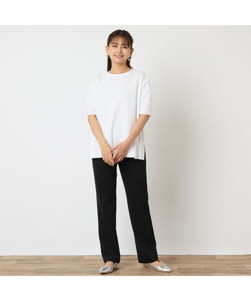 LOBJIE / ロブジェ カットソー | 【一部店舗・WEB限定アイテム・洗える・日本製】スムースワイドプルオーバー | 詳細4