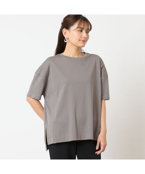 LOBJIE / ロブジェ カットソー | 【一部店舗・WEB限定アイテム・洗える・日本製】スムースワイドプルオーバー | 詳細8