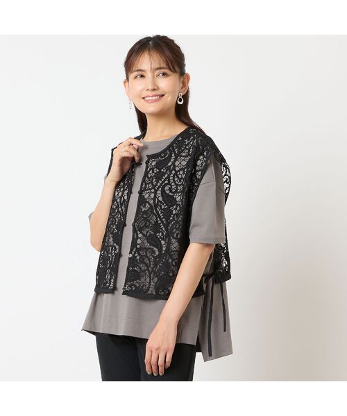 LOBJIE / ロブジェ カットソー | 【一部店舗・WEB限定アイテム・洗える・日本製】スムースワイドプルオーバー | 詳細12