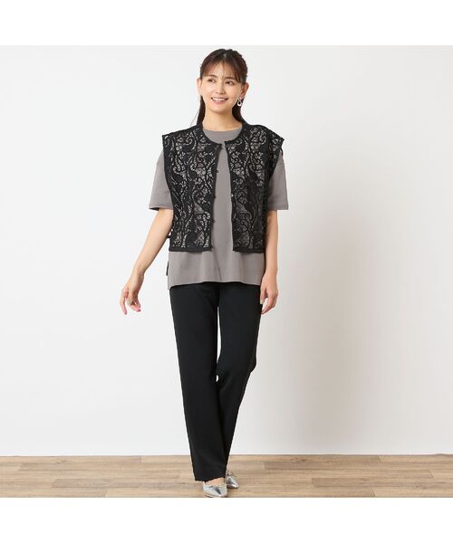 LOBJIE / ロブジェ カットソー | 【一部店舗・WEB限定アイテム・洗える・日本製】スムースワイドプルオーバー | 詳細14