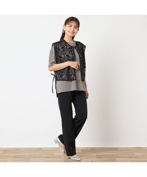 LOBJIE / ロブジェ カットソー | 【一部店舗・WEB限定アイテム・洗える・日本製】スムースワイドプルオーバー | 詳細15