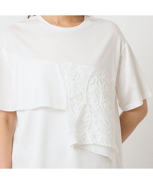 LOBJIE / ロブジェ カットソー | 【一部店舗・WEB限定アイテム・洗える】フリルTシャツ | 詳細3