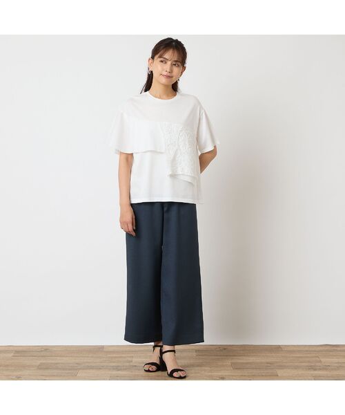 LOBJIE / ロブジェ カットソー | 【一部店舗・WEB限定アイテム・洗える】フリルTシャツ | 詳細5