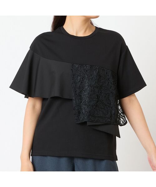 LOBJIE / ロブジェ カットソー | 【一部店舗・WEB限定アイテム・洗える】フリルTシャツ | 詳細6