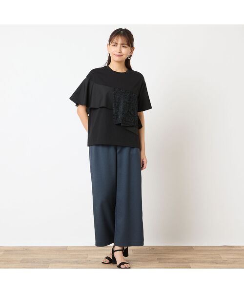 LOBJIE / ロブジェ カットソー | 【一部店舗・WEB限定アイテム・洗える】フリルTシャツ | 詳細9