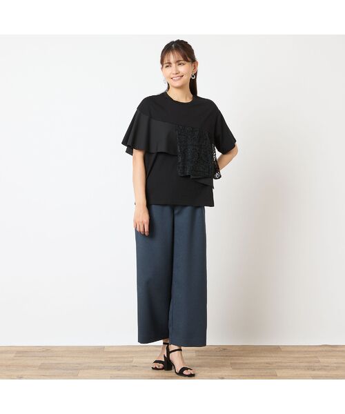 LOBJIE / ロブジェ カットソー | 【一部店舗・WEB限定アイテム・洗える】フリルTシャツ | 詳細10