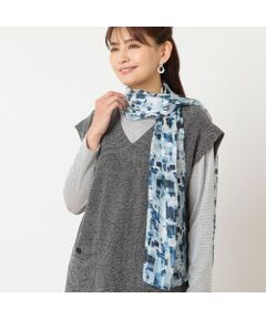 LOBJIE / ロブジェ マフラー・ショール・スヌード・ストール | 【シルク100%】シアーチェックシルクストール