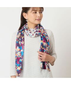 LOBJIE / ロブジェ マフラー・ショール・スヌード・ストール | 【シルク100%】シアーチェックシルクストール