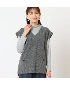 LOBJIE / ロブジェ ベスト | Vネックプルオーバーベスト