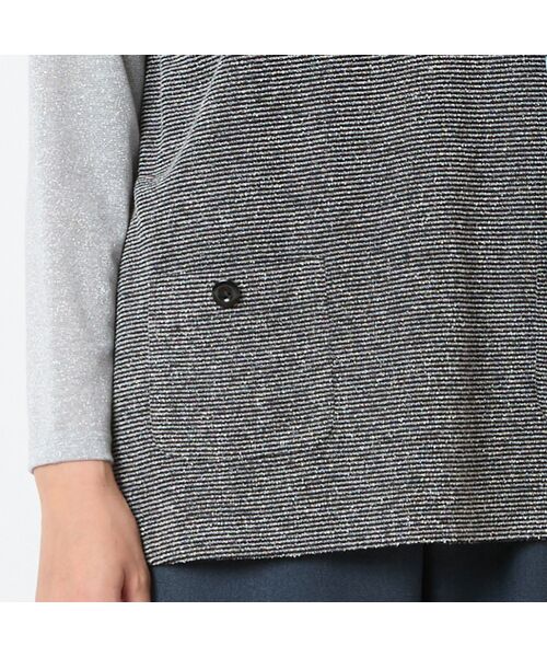 LOBJIE / ロブジェ ベスト | Vネックプルオーバーベスト | 詳細5