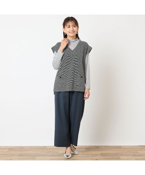 LOBJIE / ロブジェ ベスト | Vネックプルオーバーベスト | 詳細6