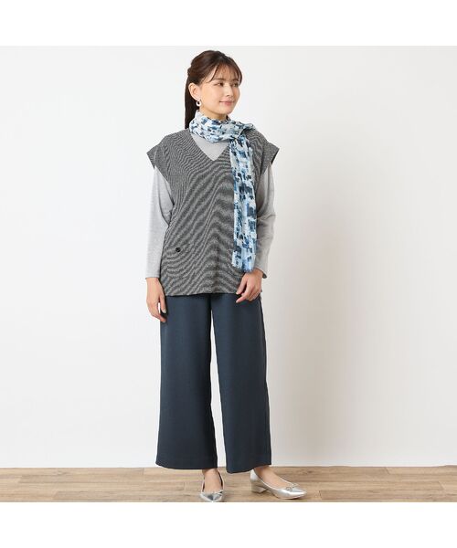 LOBJIE / ロブジェ ベスト | Vネックプルオーバーベスト | 詳細9