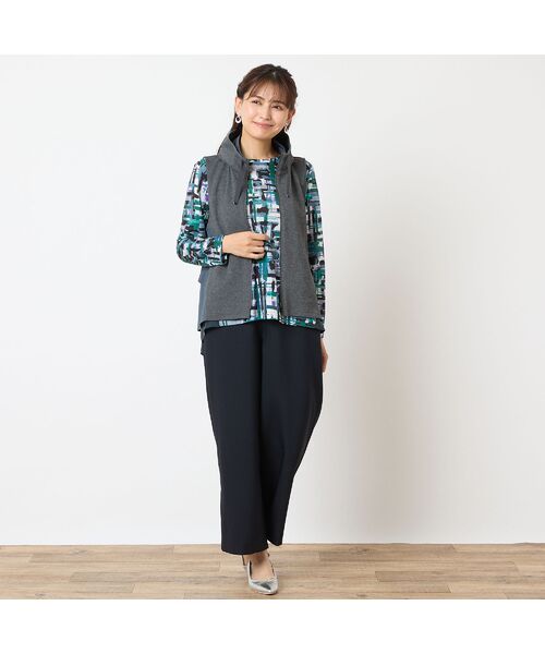 LOBJIE / ロブジェ ベスト | スタンドカラージップアップベスト | 詳細11