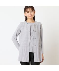 LOBJIE / ロブジェ ベスト | 【洗える・アンサンブル可能】ワイドリブベスト