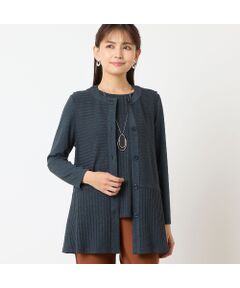 LOBJIE / ロブジェ ベスト | 【洗える・アンサンブル可能】ワイドリブベスト