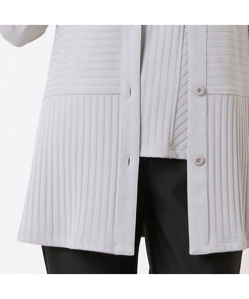 LOBJIE / ロブジェ ベスト | 【洗える・アンサンブル可能】ワイドリブベスト | 詳細3