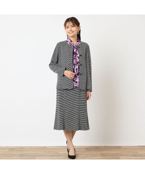 LOBJIE / ロブジェ ノーカラージャケット | 【セットアップ可能】ノーカラージャケット | 詳細10