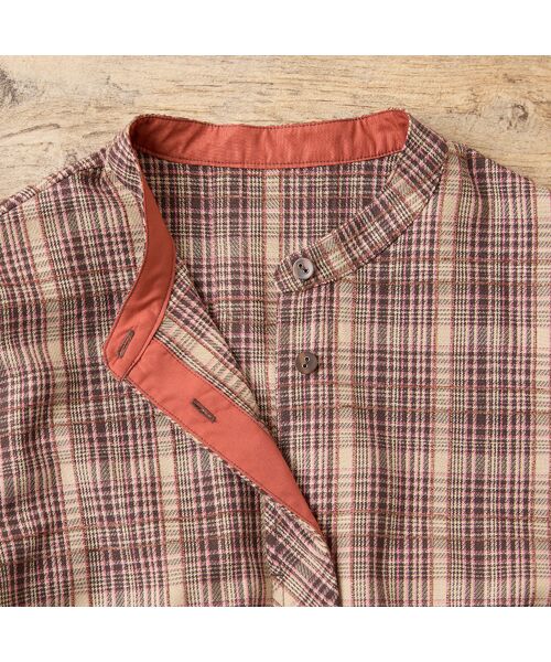 LOBJIE / ロブジェ シャツ・ブラウス | モールチェックシャツ | 詳細6