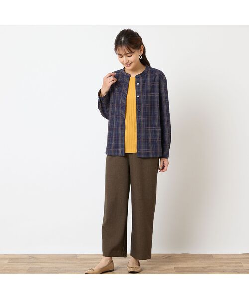 LOBJIE / ロブジェ シャツ・ブラウス | モールチェックシャツ | 詳細14