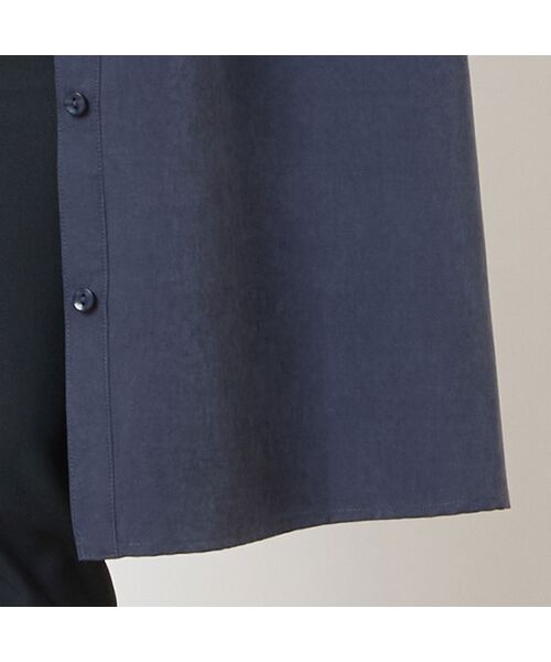 LOBJIE / ロブジェ ミニ丈・ひざ丈ワンピース | ピンタックシャツワンピース | 詳細3