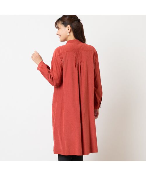 LOBJIE / ロブジェ ミニ丈・ひざ丈ワンピース | ピンタックシャツワンピース | 詳細9