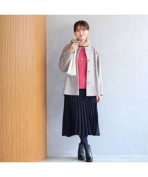 LOBJIE / ロブジェ ミニ・ひざ丈スカート | ジョーゼットプリーツスカート | 詳細11