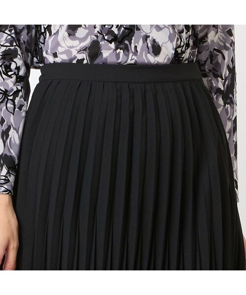 LOBJIE / ロブジェ ミニ・ひざ丈スカート | ジョーゼットプリーツスカート | 詳細5