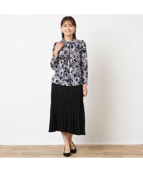 LOBJIE / ロブジェ ミニ・ひざ丈スカート | ジョーゼットプリーツスカート | 詳細8