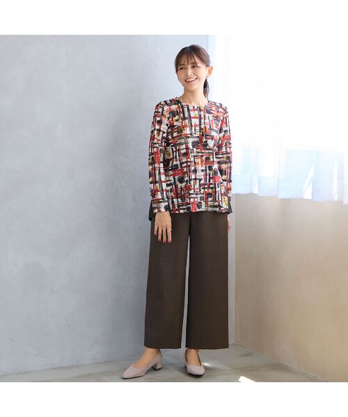 LOBJIE / ロブジェ その他パンツ | 【洗える】ワイドパンツ | 詳細8