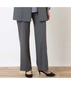 LOBJIE / ロブジェ その他パンツ | 【あったか素材・洗える・セットアップ可能】セミワイドストレートパンツ