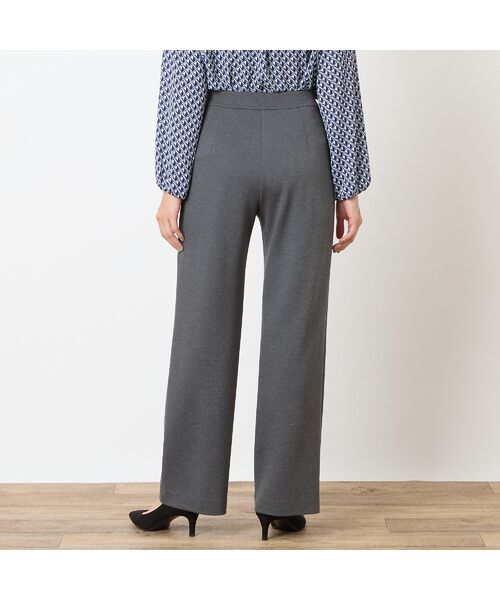 LOBJIE / ロブジェ その他パンツ | 【あったか素材・洗える・セットアップ可能】セミワイドストレートパンツ | 詳細2